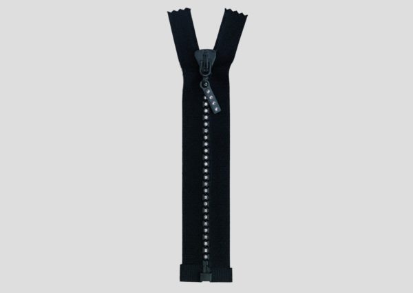 Zipper - 15cm - Open Ended - Standard Tag - Black