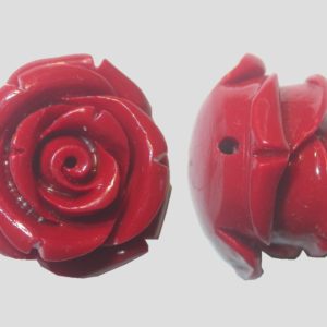 Sea Bamboo Rose - 20mm - Red