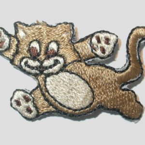 Crazy Cat - Brown - 48 x 25mm