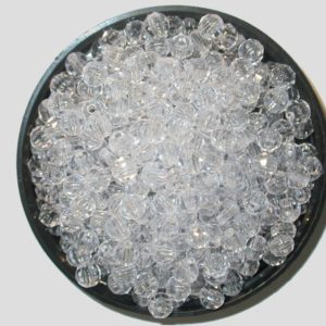 Faceted - 6mm - Crystal - Price per piece