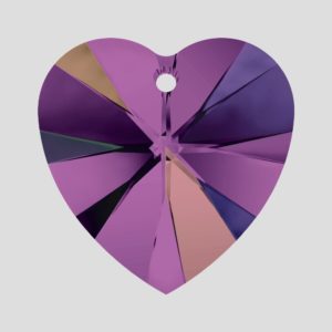 Heart - 10.3mm - Amethyst AB