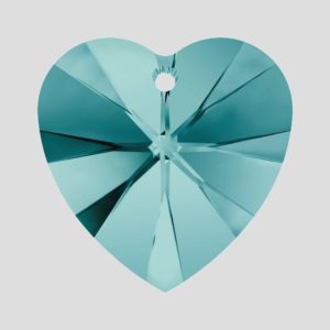 Heart - 10.3mm - Blue Zircon