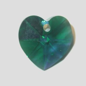 Heart - 10.3mm - Emerald AB
