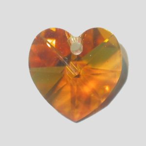 Heart - 10.3mm - Topaz AB