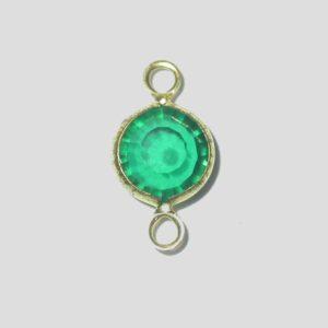 Channel - Round - SS29 - 2 Loop - Raw / Emerald
