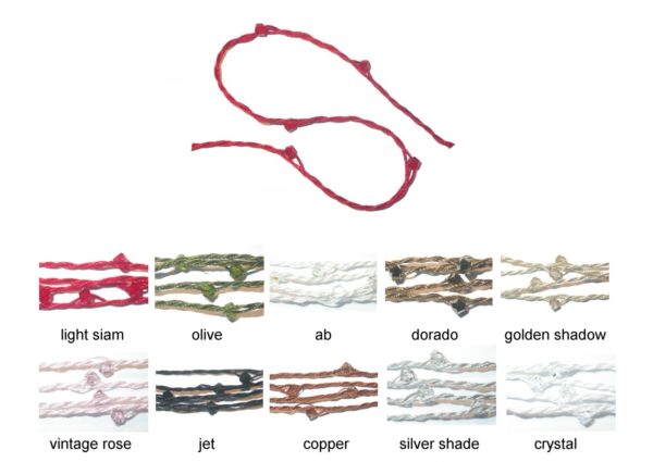 Crystal Yarn - Assorted Colours - Price Per Centimeter
