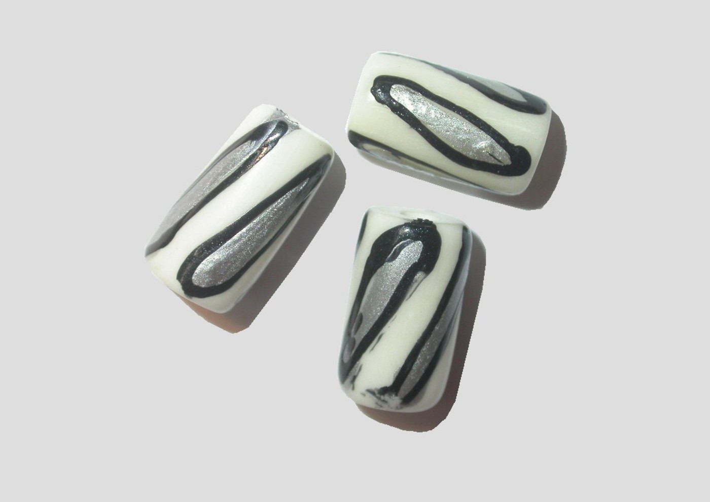 Bone Bead Patterned 10 x 6mm Bead, Trimming & Craft Co