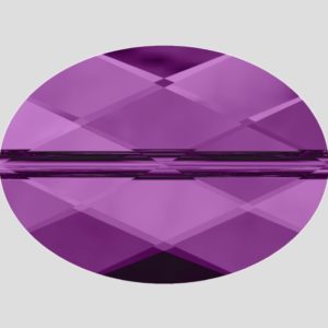 Oval Bead - 14 x 10mm - Amethyst