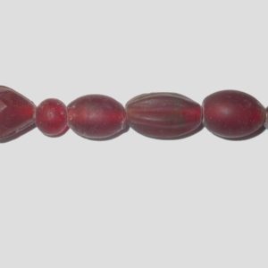 Frost Mix Bead Strand - 30cm - Red