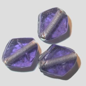 Flat Diamond Shape - 10mm - Purple