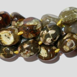 Agate - 20mm Oval - 39cm Strand