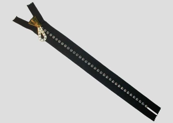 Zipper - 30cm - Closed Ended - Bell Tag - Black