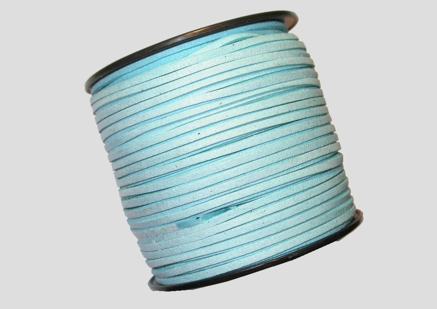 Faux Suede 3mm Light Blue Price per Meter Bead, Trimming & Craft Co