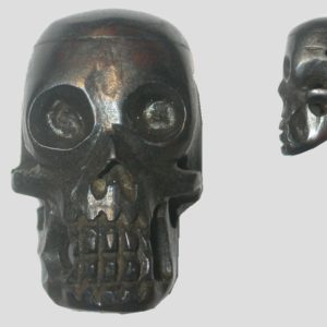40 x 30mm - Bone Skull - Brown