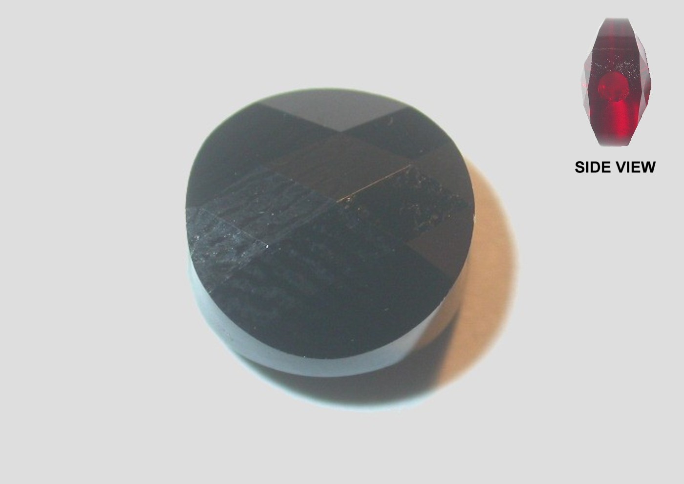 100 Perline In Vetro Sfaccettato Ceco - 8 Mm, Foro 1,1 Mm, Colore Nero Profondo - Perle Lucidate A Fuoco Per Gioielli Fai Da Te, Collane, Bracciali