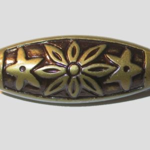 28 x 12mm - Oval - Antique Gold