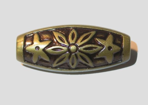 28 x 12mm - Oval - Antique Gold