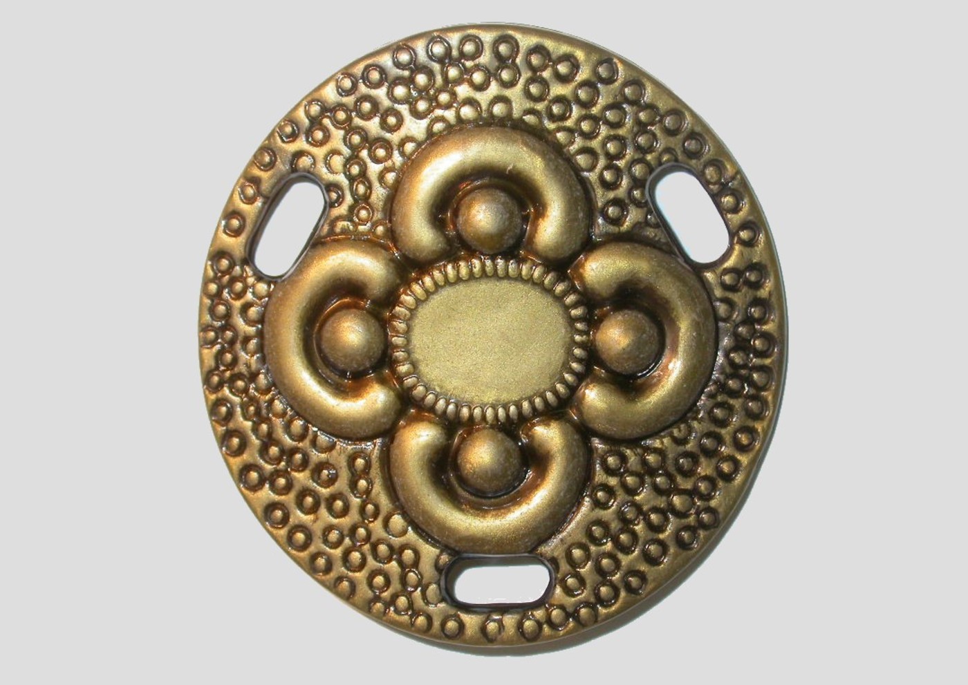 45mm Medallion Antique Gold Bead, Trimming & Craft Co