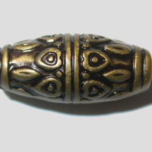 23 x 10mm - Oval - Antique Gold
