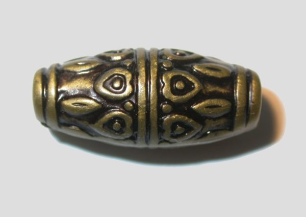 23 x 10mm - Oval - Antique Gold