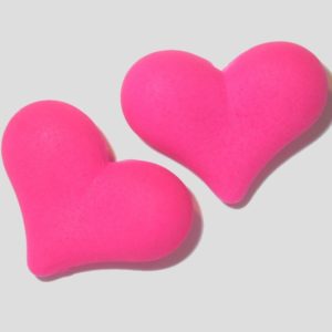 Heart - 20 x 17mm - Neon Pink