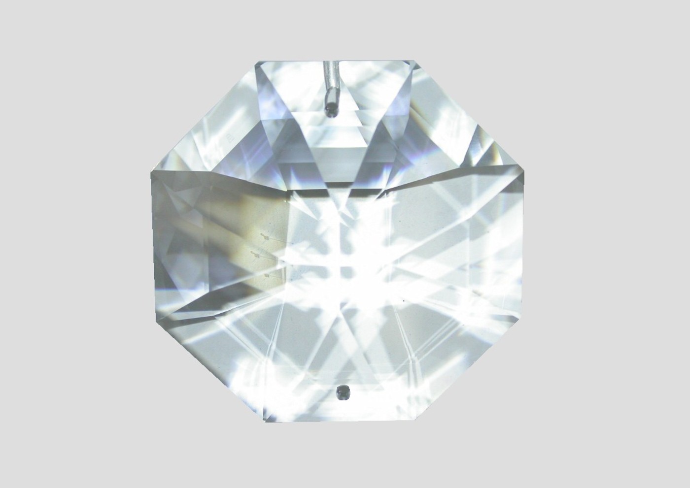 Octagon 26mm 2 Hole Crystal Bead, Trimming & Craft Co