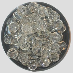Faceted - 12mm - Champagne - Price per piece