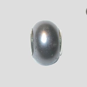 Shell Based Bead - 13mm - Grey