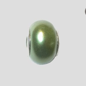 Shell Based Bead - 13mm - Olive
