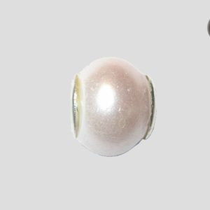 Shell Based Bead - 13mm - Soft Pink