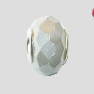 Shell Based Faceted Bead - 14mm - Shadow