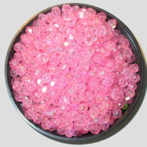 Faceted - 6mm - Pink AB - Price per gram