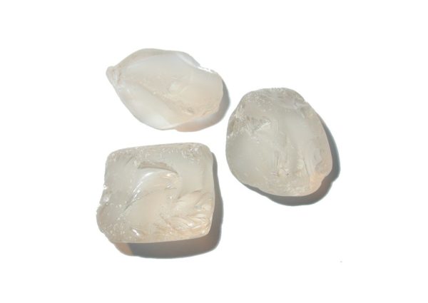 25 - 40mm Frosted Rough Cut Nugget - Rosaline