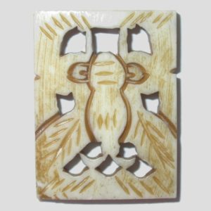 Carved Rectangle - 30 x 23mm