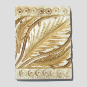 Carved Rectangle - 31 x 23mm