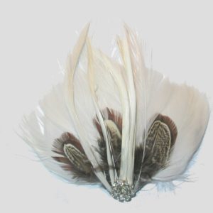 Feather Pad / Crystal - White - 110 x 100mm