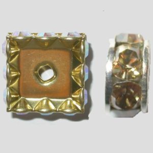 Squaredelle - 8mm - Golden Shadow / Gold