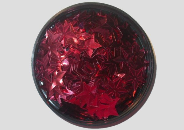 Star 17mm - Red Metallic - Price per gram