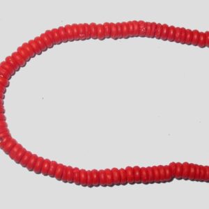Spacer 5mm - 40cm Strand - Red