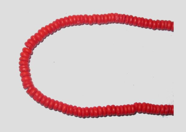 Spacer 5mm - 40cm Strand - Red