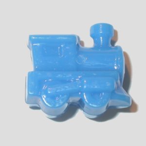Train Bead - 25mm - Blue