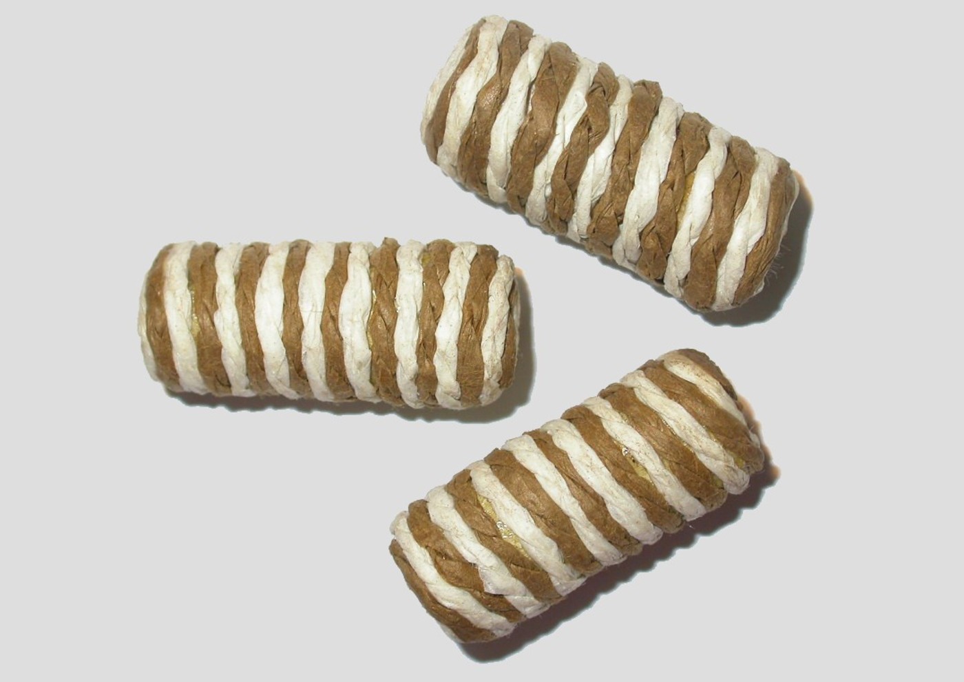 Twine Barrel 33 x 15mm Bead, Trimming & Craft Co