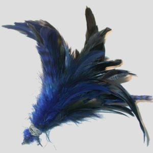 Variegated Feather Bunch - 150mm - Blue