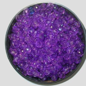 Faceted - 6mm - Light Purple - Price per piece