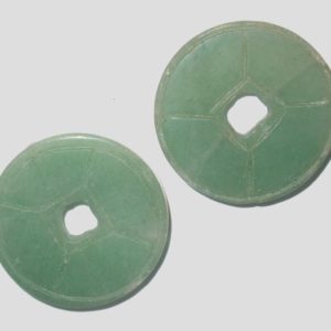 Jade - Carved Washer - 32mm