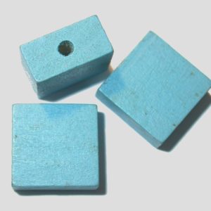 16mm Wooden Square - Click here to view colours