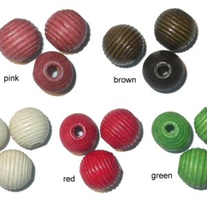 20mm Ridged Round - Assorted Colours