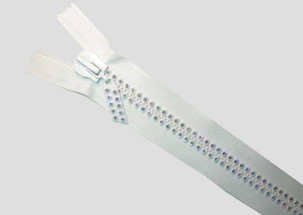 Zipper - 60cm - 2 Row - Open Ended - Standard Tag - AB