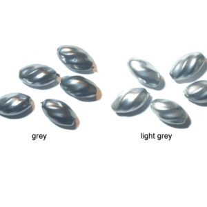 Twist Oval - 13 x 7mm - Assorted Colours