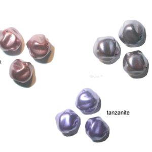 Dented Round - 12mm - Assorted Colours